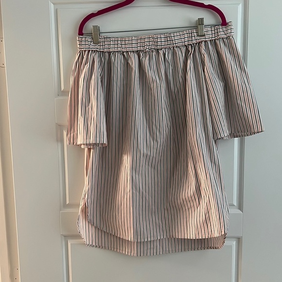 MICHAEL Michael Kors Women's Striped Off-The-Shoulder Top - Picture 1 of 4